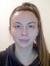 Katarina Kremenovic, Student, Surveyor, University of Banjaluka, Bosnia and Herzegovina.